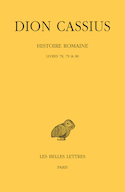 Histoire romaine (livres 78, 79 & 80) [édition bilingue]